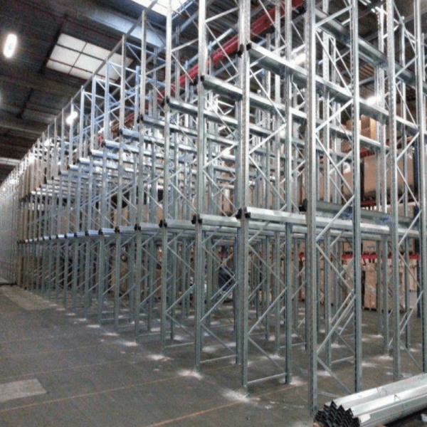 Drive-ln Rack With Galvanized Panel