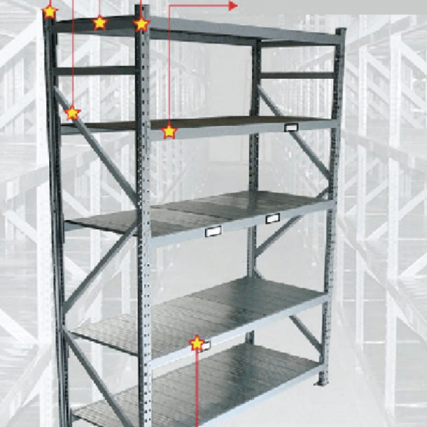 Two Uprights Structure With Galvanized Panel