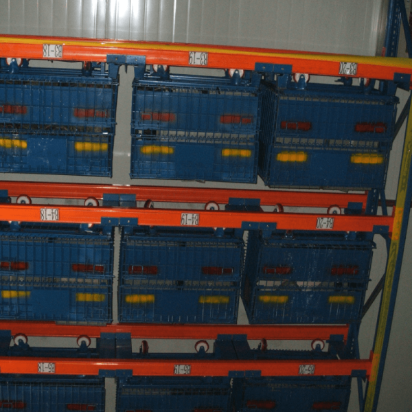 Heavy Duty Pallet Rack With Wire Container - 图片 3